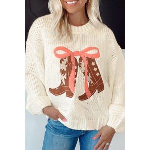 Cowboylaarzen Graphic Trui