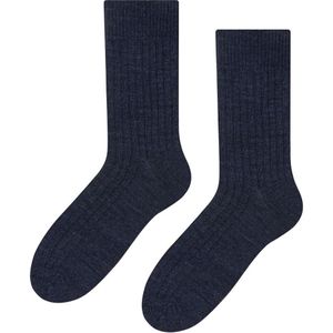 Steven - Heren Alpaca Wol Sokken - 1 Paar Warme Gebreide Boot Sokken voor Winter - Grijs