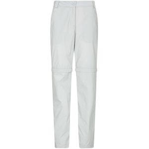 Mountain Warehouse Dames/Dames Quest Zip-Off wandelbroek (Lichtgrijs)