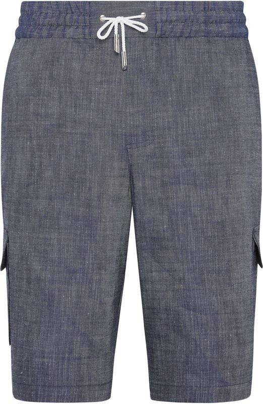 Bermuda's - Slim Fit - Wol - Cargo Shorts
