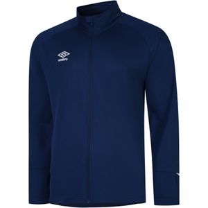 Umbro Gebreid trainingsjack voor heren (Marine / Wit)