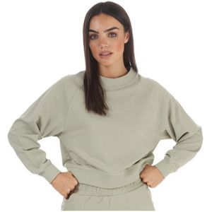Women's Only Zoey Life Sweatshirt Met Raglanmouwen, Groen - Maat 42
