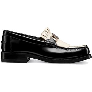 Dior - Loafers - Zwart - Kalfsleer - Ronde Neus - Franje Detail