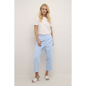 Pants - Faded Denim - Casual Fit - Hoge Taille - Cropped Lengte