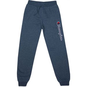 Boy's Champion Junior Cuffed Jog Pant In Navy Marl - Maat 7-8J / 122-128cm