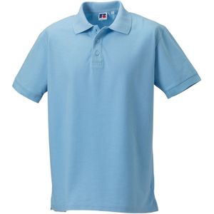 Russell Heren Ultimate Klassiek Katoenen Poloshirt (Sky)