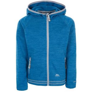 Trespass Childrens Girls Goodness Full Zip Hooded Fleece Jacket (Kosmisch Blauw) - Maat 3-4J / 98-104cm