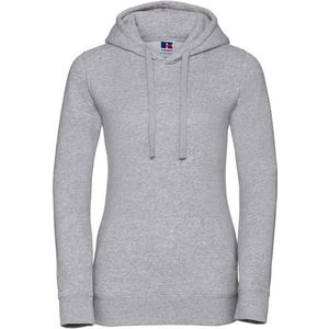 Russell Dames/Dames Authentic Hoodie (Licht Oxford Grijs)
