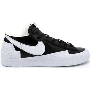 Nike Blazer Low X Sacai Blk Lakleder Zwart - Maat 44.5