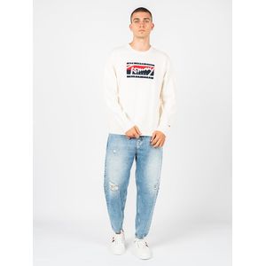 Tommy Hilfiger - Sweatshirt - Wit - Polyester/Acryl - Ronde Hals