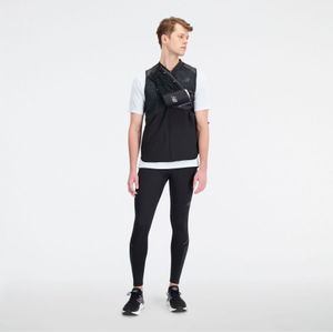 Heren New Balance Impact Run Luminous Packable Vest in Zwart