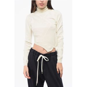 MM6 coltrui van een mix van scheerwol in beige