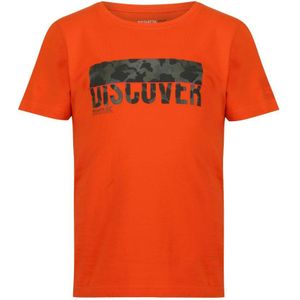 Regatta Kinder/Kids Bosley V Rechthoek T-Shirt (Magma Oranje) - Maat 5-6J / 110-116cm