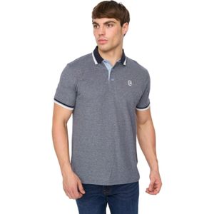 Crosshatch Heren Mettormoore Polo Shirt (Marineblauw)