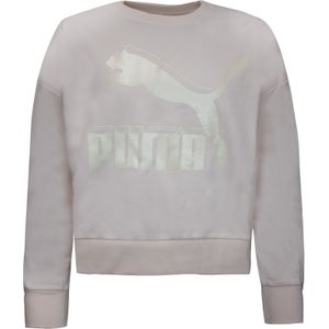 Puma - Classics Logo Metallic Crew - Sweatshirt - Rose