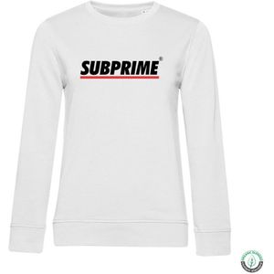 Subprime Sweaters Sweater Stripe White Wit