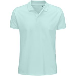 SOLS Heren Planet Pique Organisch Poloshirt (Arctisch blauw)