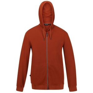 Regatta Heren Lyman Fleece Full Zip Hoodie (Peperkoek) - Maat M