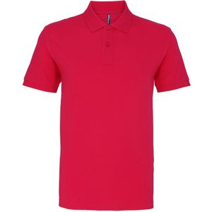 Asquith & Fox Heren Poloshirt met korte mouwen (Heet Roze)