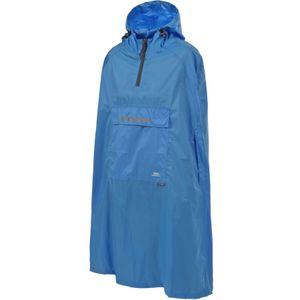 Trespass - Unisex Qikpac Waterdichte Opbergbare Poncho Met Capuchon (Blauw) - Maat M