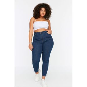 Trendyol Dames Hoge Taille Mager Grote Maten Jeans - Maat 44