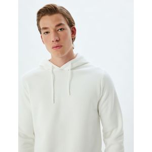 Koton - Sweatshirt - Wit - Capuchon - Lange Mouw