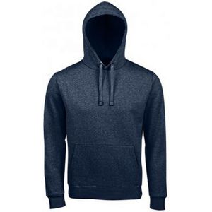 SOLS Unisex Volwassenen Spencer Hooded Sweatshirt (Heide Denim) - Maat 2XL