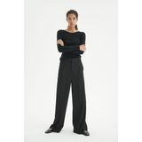 In Wear - Slim Fit Top - Zwart - Lange Mouw - Slim Fit