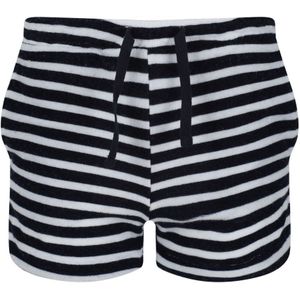 Regatta Childrens/Kids Dayana Towelling Stripe Casual Shorts (Marine / Wit)