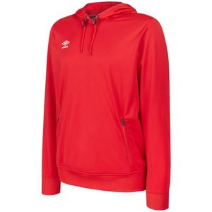 Umbro Heren Club Essential Polyester Hoodie (Vermiljoen)