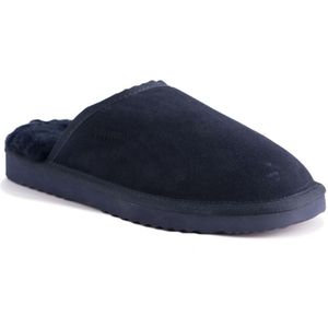 Aus Wooli Australia Unisex Pantoffels Wol - Uniseks - Navy - Maat 46