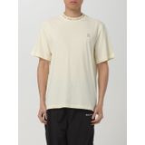 Geribbelde T-shirt met ronde hals en korte mouwen