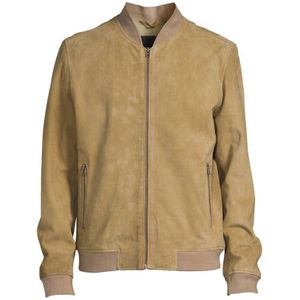 Goosecraft Leren Jas Van Suede Brown - Maat XL