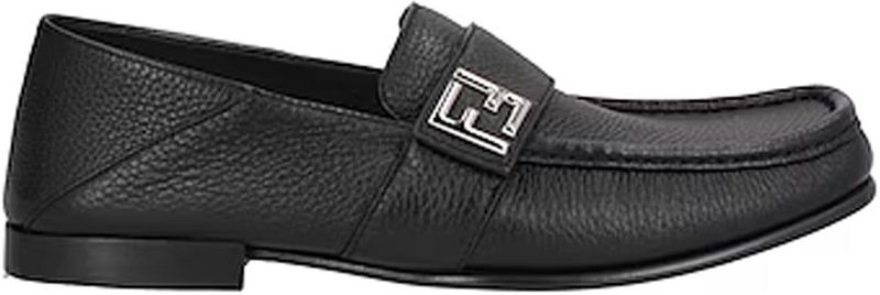 Fendi - Loafers - Zwart - Kalfsleer - Logodetail