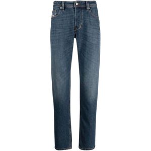 Diesel - Larkee-Beex - Spijkerbroek - Blauw - Rechte Pijpen