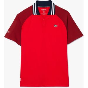 Lacoste - DH7381 - Poloshirt - Rood - Slim-Fit - Tennis X Daniil Medvedev