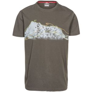 Trespass - Heren Cashing Korte Mouwen T-Shirt (Bruin) - Maat 3XL