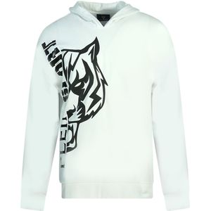 Plein Sport Side Logo White Hoodie