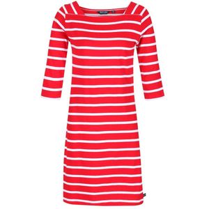 Regatta Dames/dames Paislee Stripe Vrijetijdskleding (Echt rood/wit)