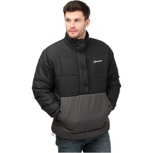 Heren Berghaus Urban Selapass Smock Jas in Zwart Grijs