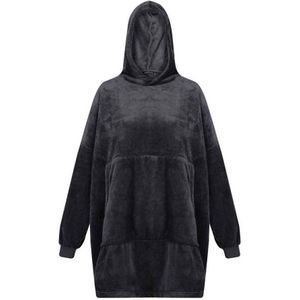 Regatta Unisex Volwassen Snuggler Fleece Oversized Hoodie (Afdichting Grijs)