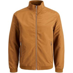 Jack & Jones - Heren Jas zomer Jje Rush Harrington Bomber - Bruin - Maat XS