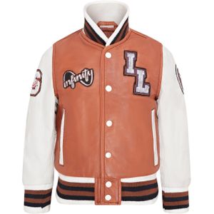 Letterman - Leren Varsity College Bomberjack - Unisex - Kinderen
