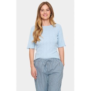 Blouse met korte mouwen Fitted -