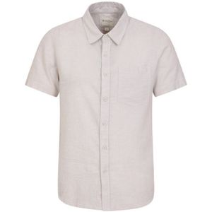 Mountain Warehouse Heren Lowe Linnen Overhemd (Beige) - Maat XL