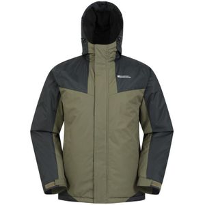 Mountain Warehouse Heren Dusk III Ski jas (Donkere kaki/zwart)