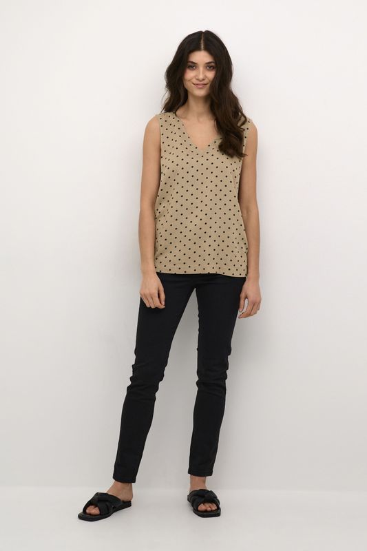 Kaffe Shirt 'Milia'  beige