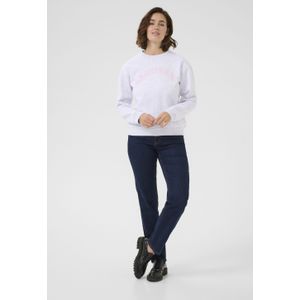 KAFFE - Anne - Dames Sweatshirt - Neutraal - Comfortabel en Trendy