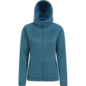 Mountain Warehouse Dames/Dames Nevis Bontgevoerde Full Zip Hoodie (Teal)