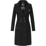 Navahoo - Wooly - Dames Trenchcoat - Premium Wintermantel - Elegante Pasvorm